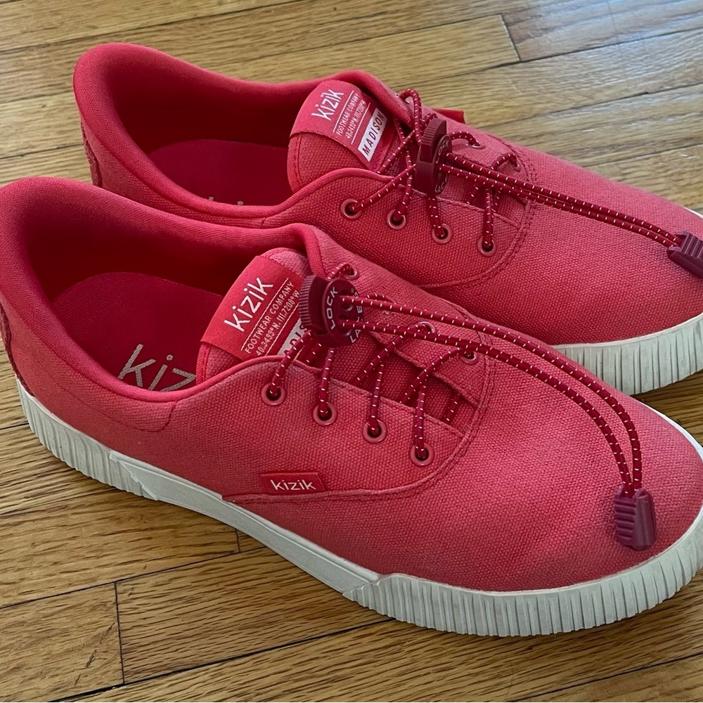 Kizik Poppy Red Madison Casual Sneakers 7.5